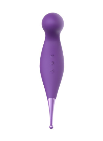 Oiseau du Paradis - Vibromasseur 2 en 1 avec vibration clitoridienne par membrane et embout stimulateur violet - CR-820PUR